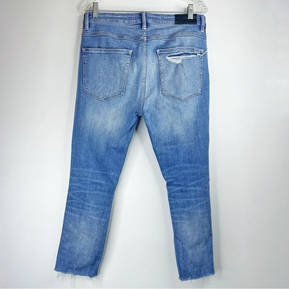 NEUW Barely Worn Men’s Destroyed Skinny Jeans Manufactured HolesTears Size 32 32